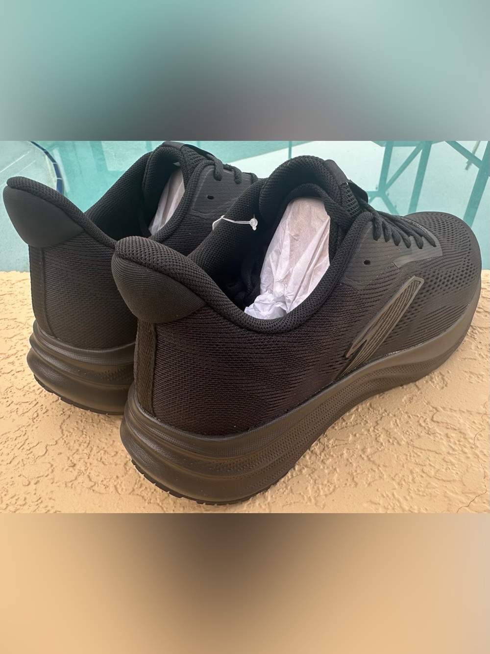 Anta L Cloud Triple Black Colorway Lightweight Running Shoes Men’s Size 11 NIB - Picture 12 of 14